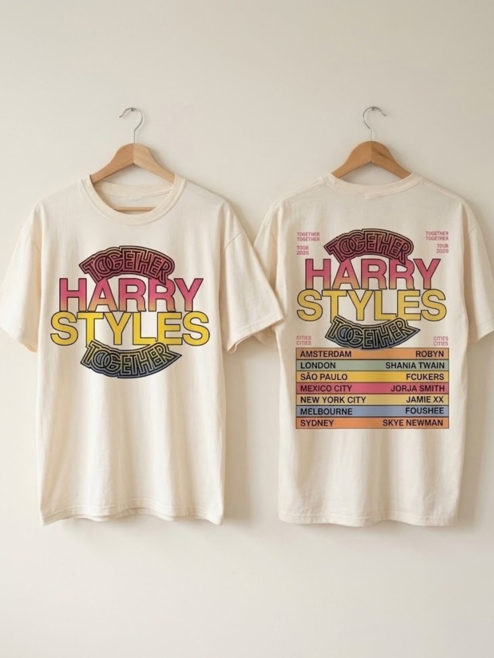 Harry Styles Together 2026 Tour Graphic Tee